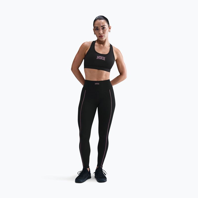 Тренувальний бюстгальтер Nike Swoosh Medium Support black 2