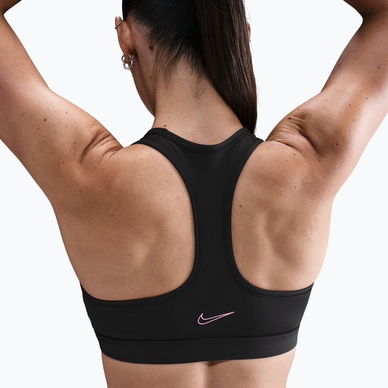 Тренувальний бюстгальтер Nike Swoosh Medium Support black 5