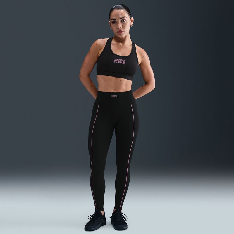 Тренувальний бюстгальтер Nike Swoosh Medium Support black 7