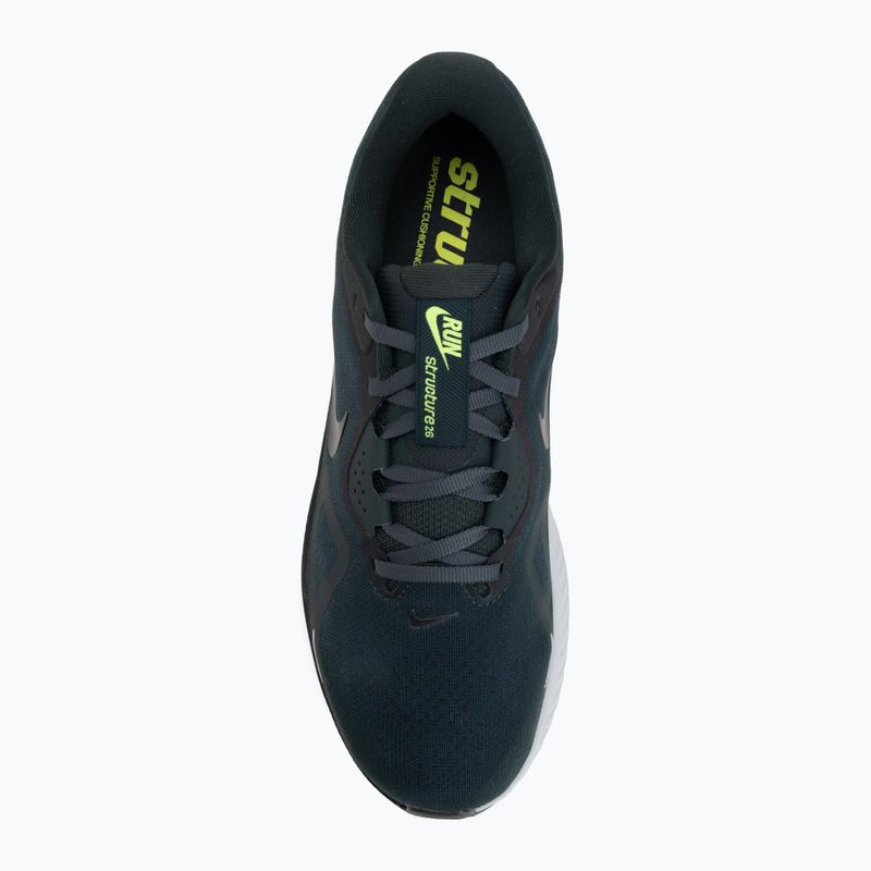 Чоловічі бігові кросівки Nike Structure 26 Wide seaweed/volt/pure platin 5