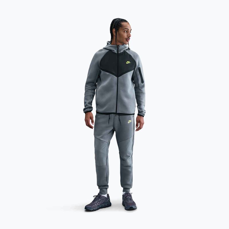 Кофта чоловіча Nike Tech Windrunner Full-Zip cool grey/dark smoke grey/volt