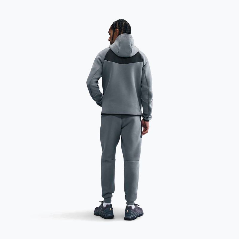 Кофта чоловіча Nike Tech Windrunner Full-Zip cool grey/dark smoke grey/volt 2