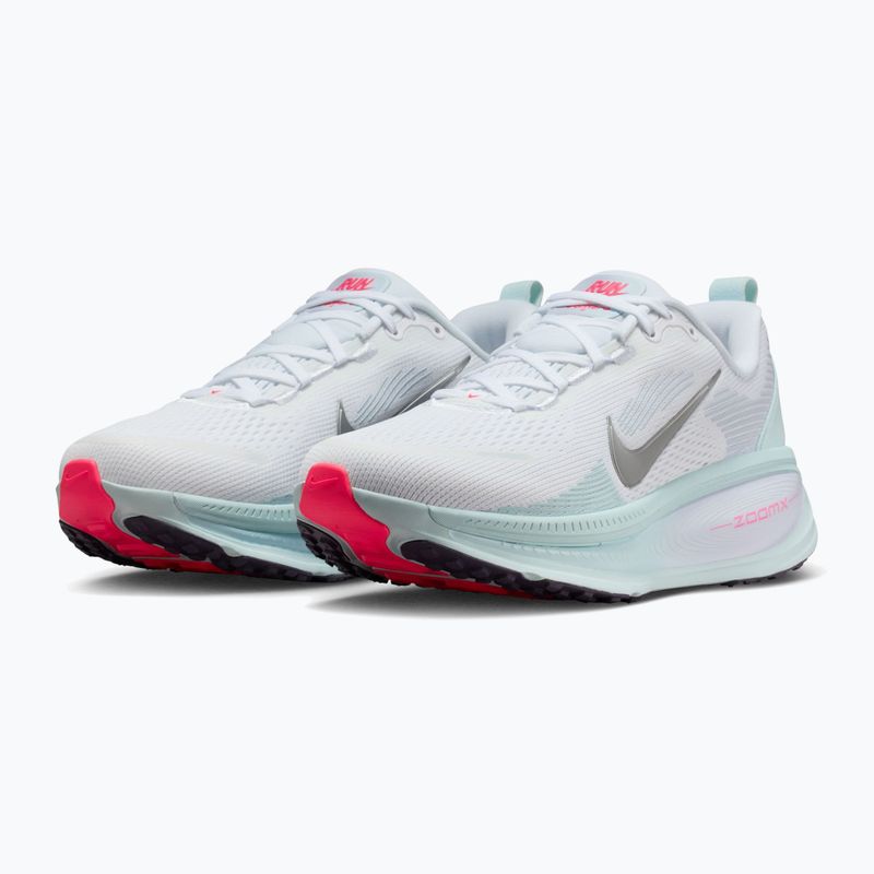 Кросівки для бігу жіночі  Nike Vomero 18 white/glacier blue/metallic silver 10