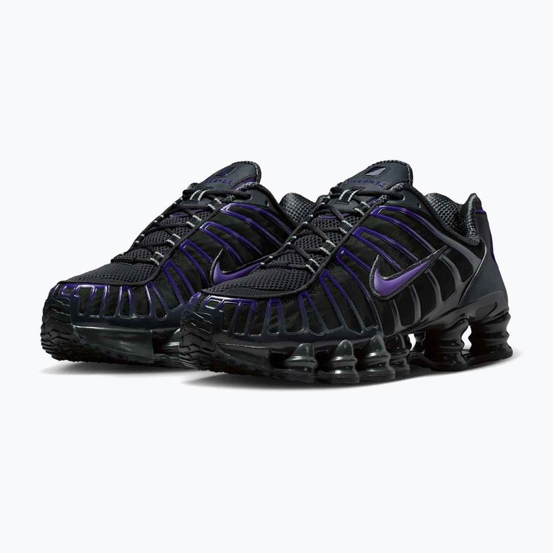 Кросівки чоловічі Nike Shox TL dark smoke grey/court purple 4