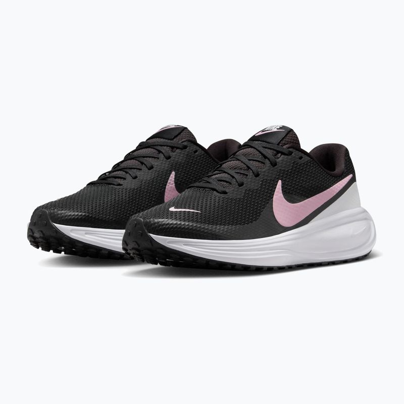 Жіночі бігові кросівки Nike Revolution 8 black/white/anthracite/pink foam 11