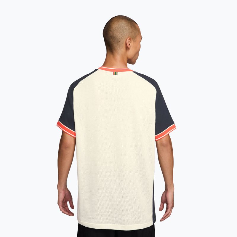 Футболка тенісна чоловіча Nike Court Heritage sail/dark obsidian 2