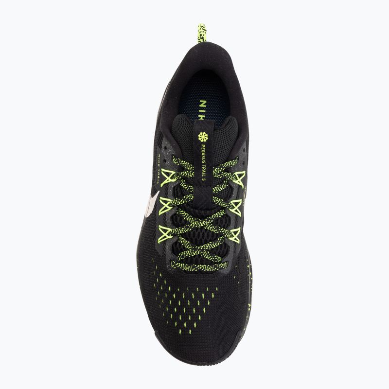 Кросівки для бігу чоловічі Nike Pegasus Trail 5 black/volt ice/phantom 5