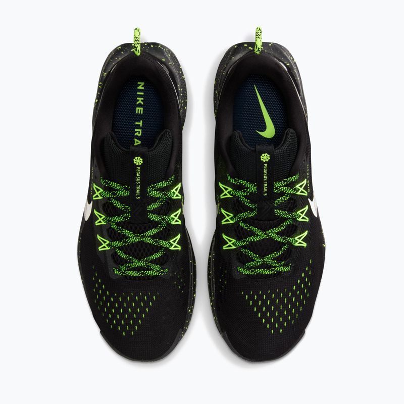 Кросівки для бігу чоловічі Nike Pegasus Trail 5 black/volt ice/phantom 5