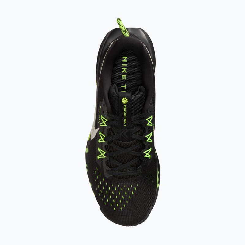 Кросівки для бігу жіночі Nike Pegasus Trail 5 black/volt ice/phantom 14