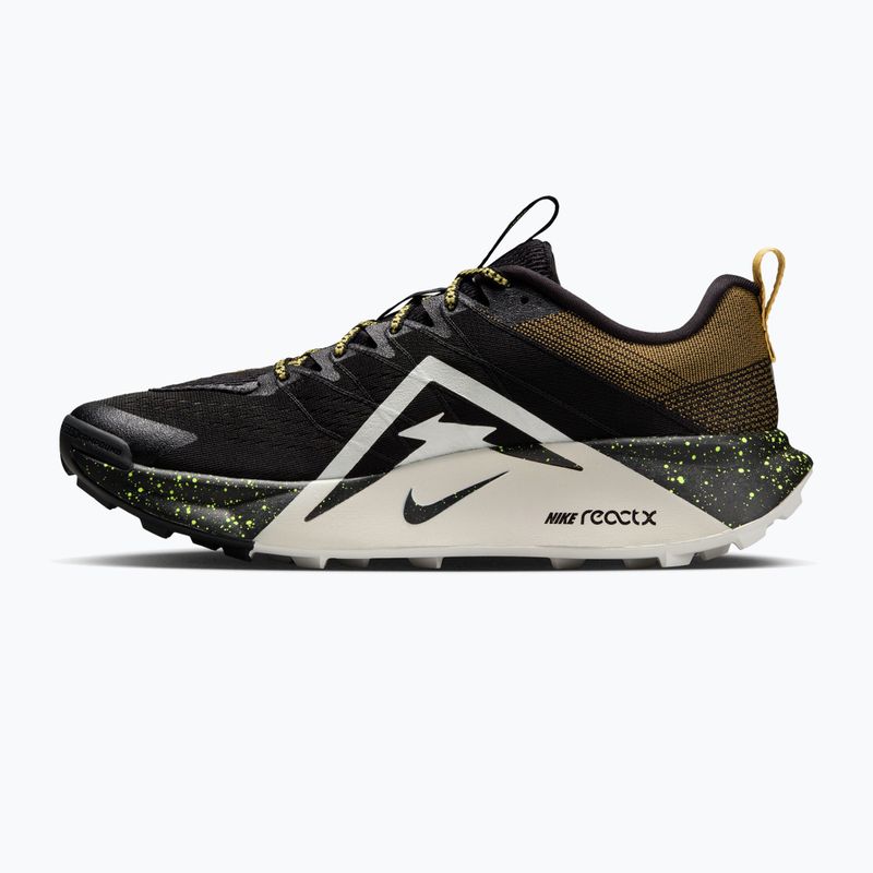 Кросівки для бігу чоловічі Nike Wildhorse 10 black/peat moss/volt ice/phantom 2