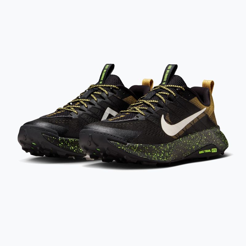 Кросівки для бігу чоловічі Nike Wildhorse 10 black/peat moss/volt ice/phantom 3