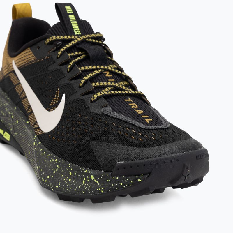Кросівки для бігу чоловічі Nike Wildhorse 10 black/peat moss/volt ice/phantom 7
