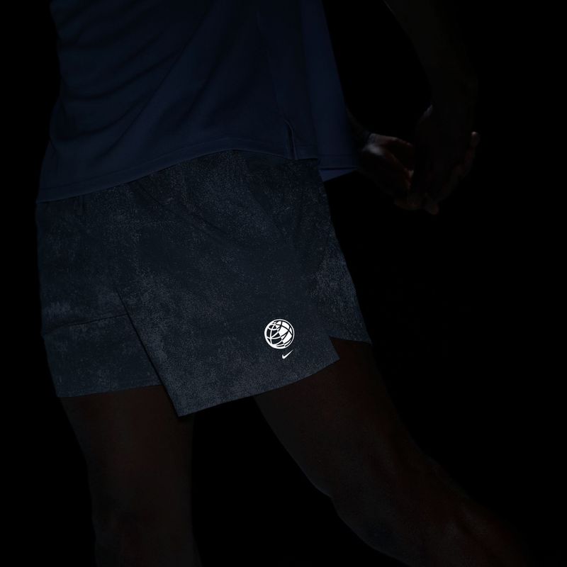 Шорти для бігу чоловічі Nike Stride Brief-Lined 5" light smoke grey 7