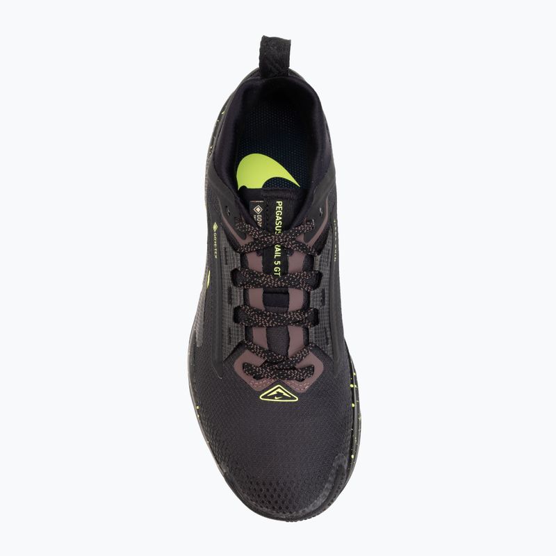 Кросівки для бігу жіночі Nike Pegasus Trail 5 GTX black/phantom/tattoo/volt ice 5
