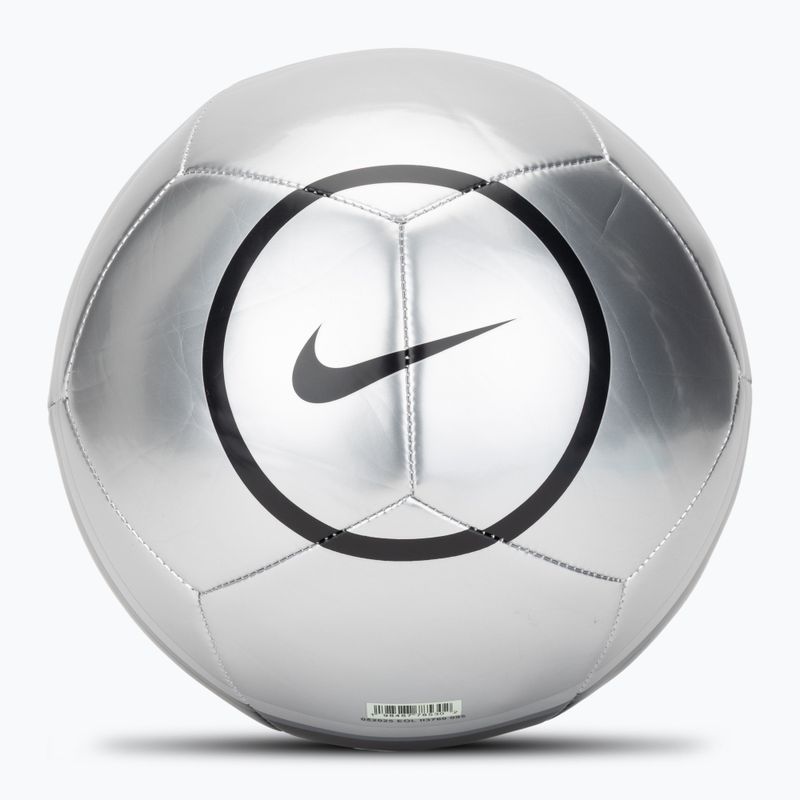 М'яч футбольний Nike Academy T90 Metallic '26 metallic silver/black/black розмір 4