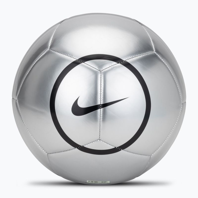 М'яч футбольний Nike Academy T90 Metallic '26 metallic silver/black/black розмір 5