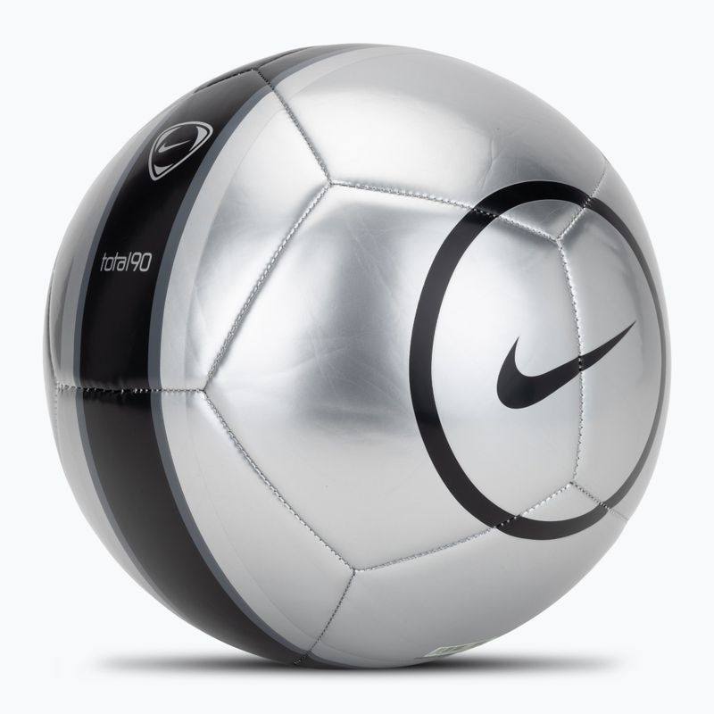 М'яч футбольний Nike Academy T90 Metallic '26 metallic silver/black/black розмір 5 2