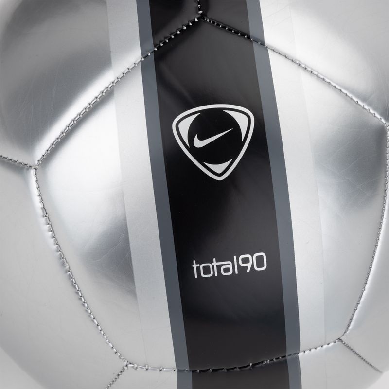 М'яч футбольний Nike Academy T90 Metallic '26 metallic silver/black/black розмір 5 3