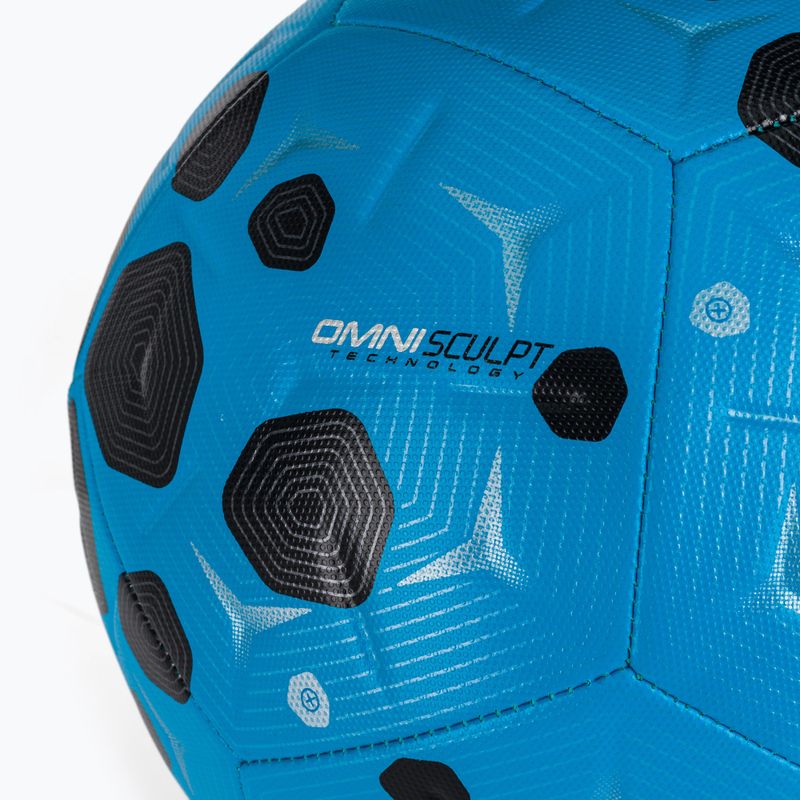 М'яч футбольний Nike Academy blue glow/black/pink blast розмір 5 4