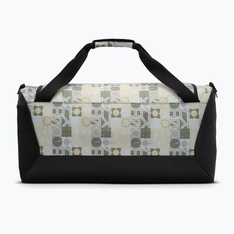 Сумка для тренувань Nike Brasilia 9.5 Aop 60 л off white/black/white 3