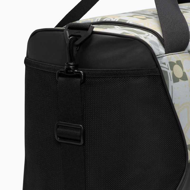 Torba treningowa Nike Brasilia 9.5 Aop 60 l off white/black/white 8