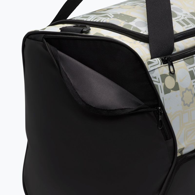 Тренувальна сумка Nike Brasilia 9.5 Aop 60 l off white/black/white 9