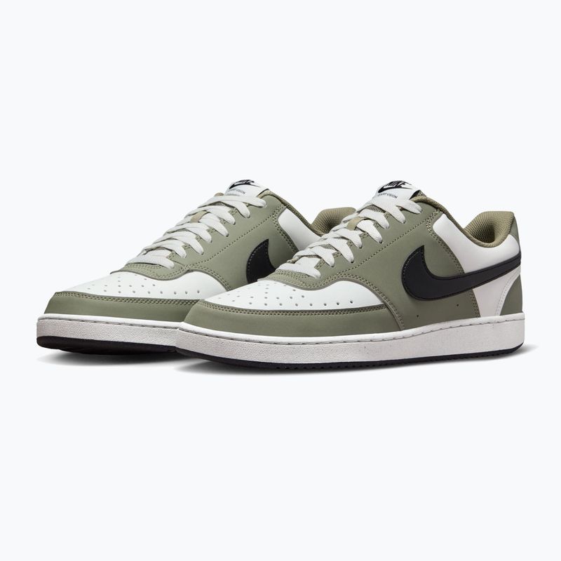 Кросівки чоловічі Nike Court Vision Low summit white/silver sage/black 3
