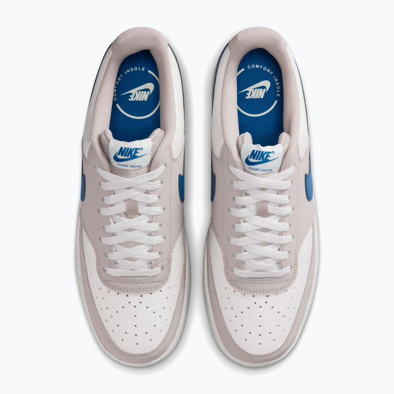 Кросівки чоловічі Nike Court Vision Low sail/cream ii/brilliant blue 8