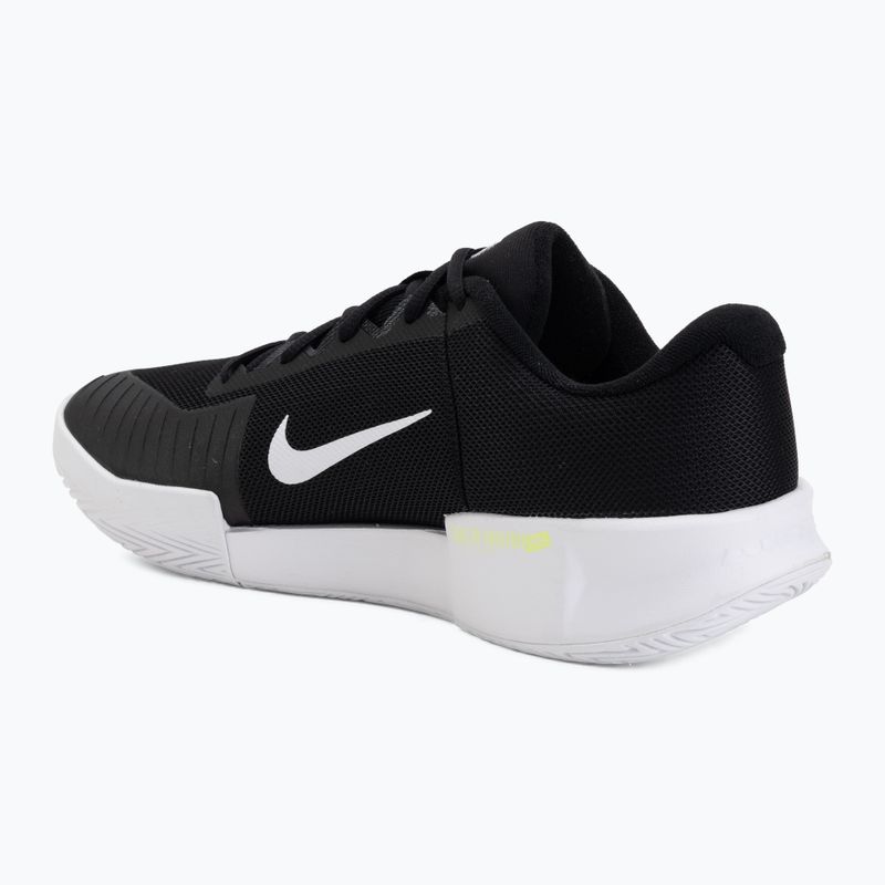 Кросівки тенісні чоловічі Nike GP Challenge Pro black/anthracite/volt 3