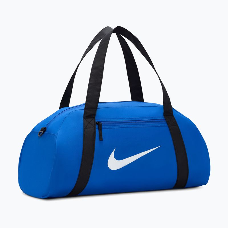 Сумка для тренувань жіноча Nike Gym Club 24 л game royal/black/white 2