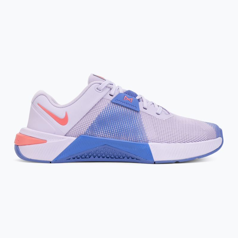 Жіночі тренувальні кросівки Nike Metcon 10 violet mist/sapphire/sea coral 2