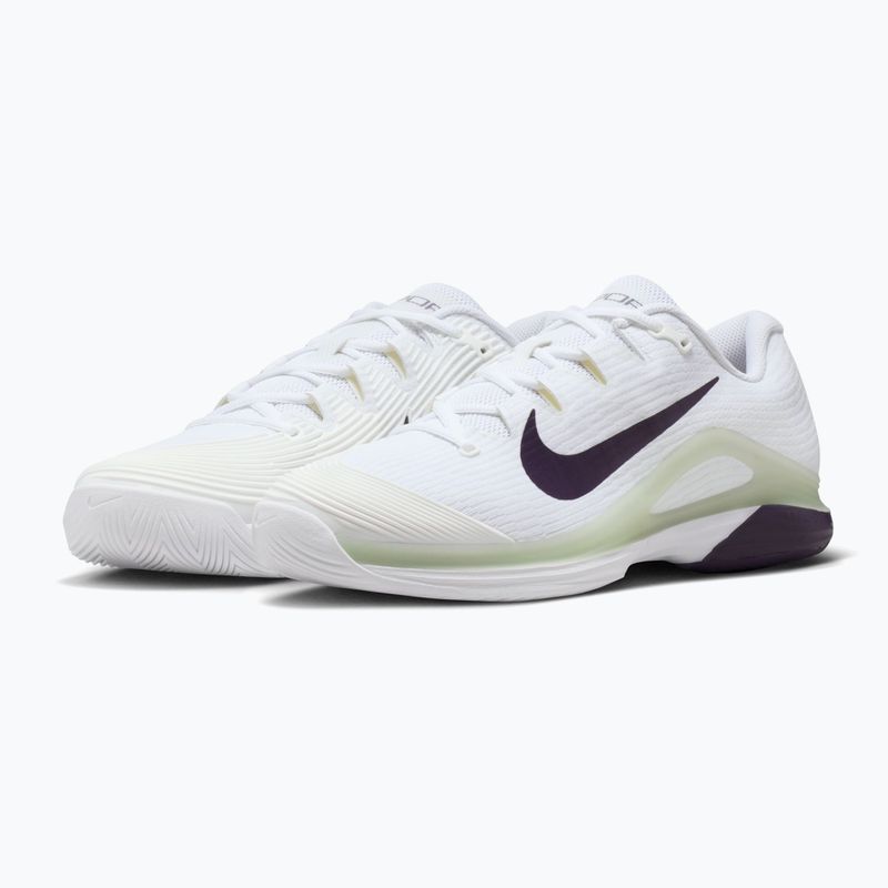 Кросівки тенісні чоловічі Nike Vapor 12 white/volt tint/dark raisin 10
