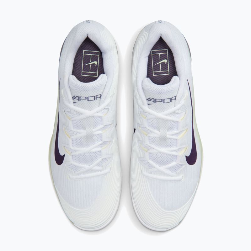 Кросівки тенісні чоловічі Nike Vapor 12 white/volt tint/dark raisin 12