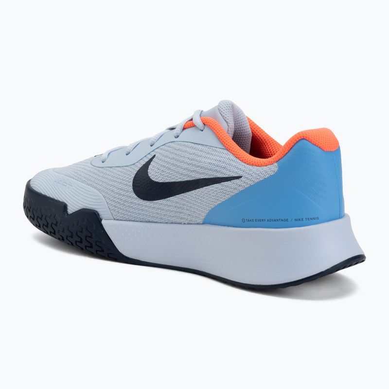 Кросівки тенісні чоловічі Nike Vapor Lite 3 hydrogen blue/hot lava/midnight navy 3