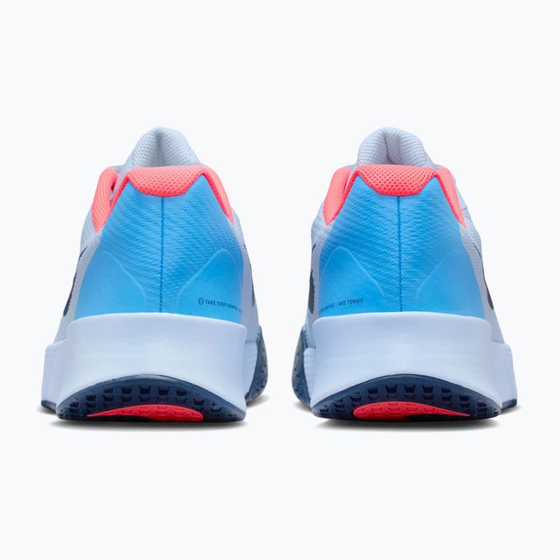 Кросівки тенісні чоловічі Nike Vapor Lite 3 hydrogen blue/hot lava/midnight navy 4