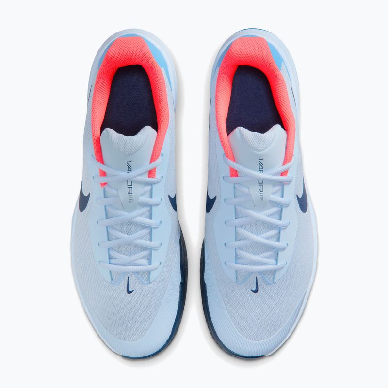 Кросівки тенісні чоловічі Nike Vapor Lite 3 hydrogen blue/hot lava/midnight navy 5