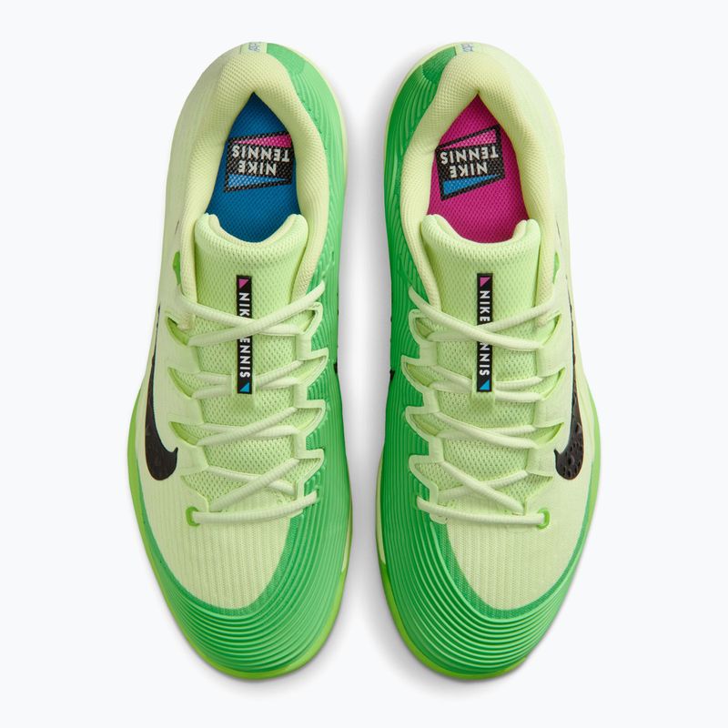 Кросівки тенісні чоловічі Nike Vapor 12 light liquid lime/mean green/sapphire/black 14