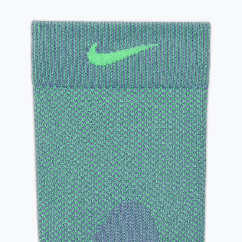 Шкарпетки Nike Running Lightweight Micro Crew iron purple/voltage green/voltage green 4