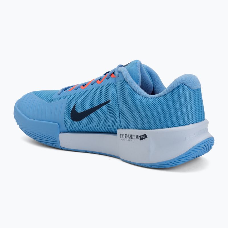 Кросівки тенісні чоловічі Nike GP Challenge Pro university blue/ white/midnight navy 3