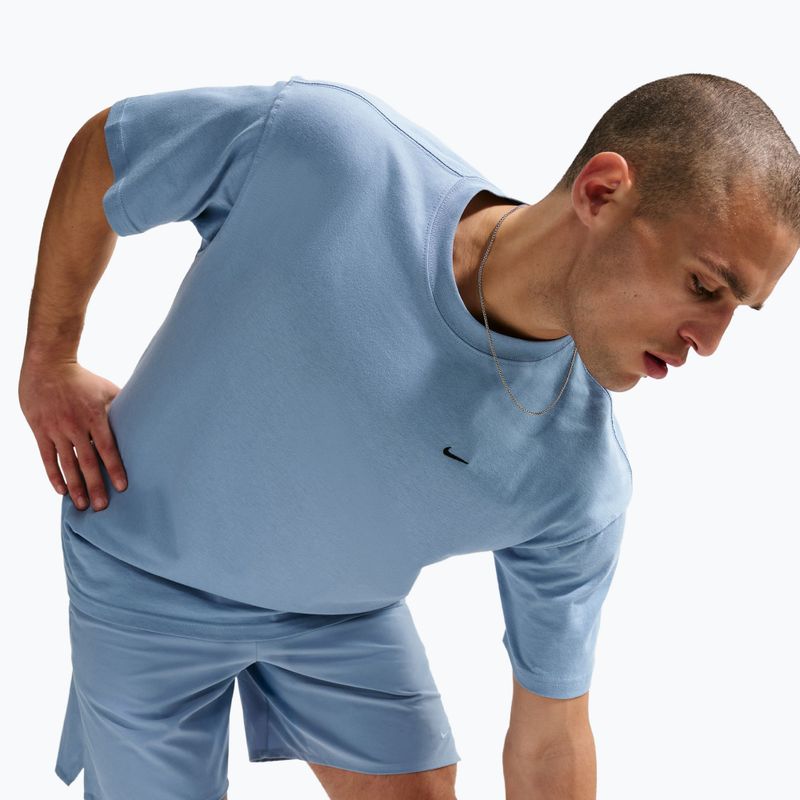 Футболка для тренувань чоловіча Nike N.A.C work blue 6