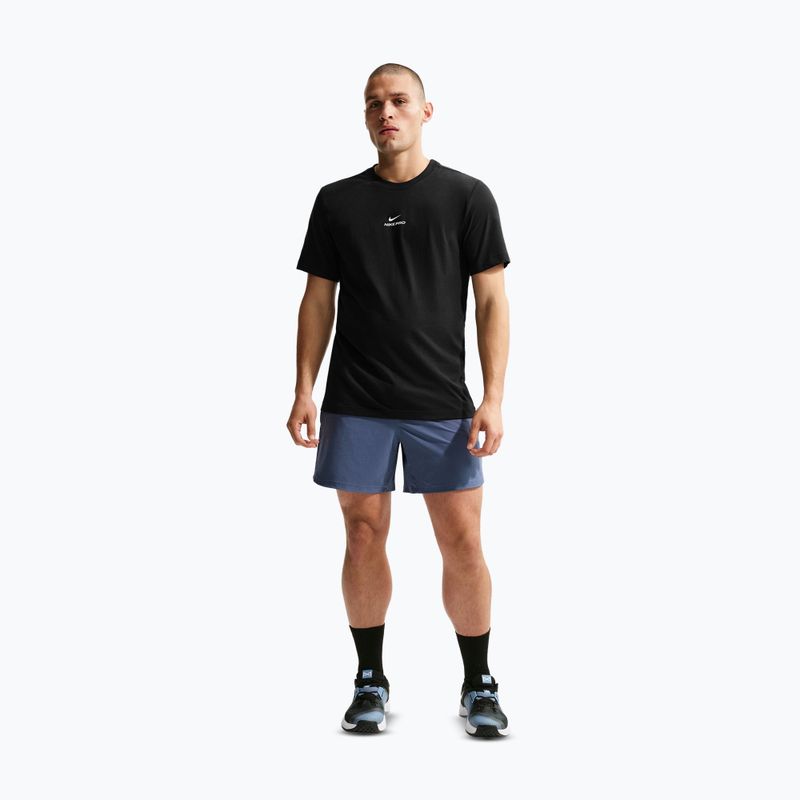 Футболка для тренувань чоловіча Nike Pro Dri-Fit black/white 2