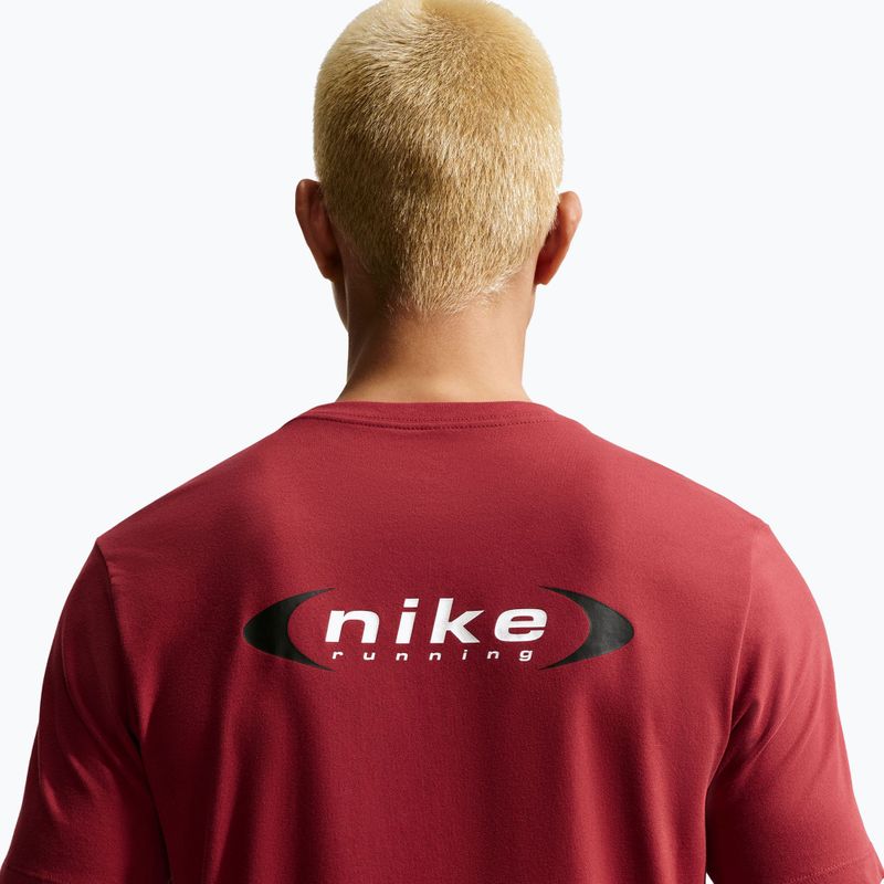 Koszulka do biegania męska Nike Retro Run Dri-Fit team crimson 4