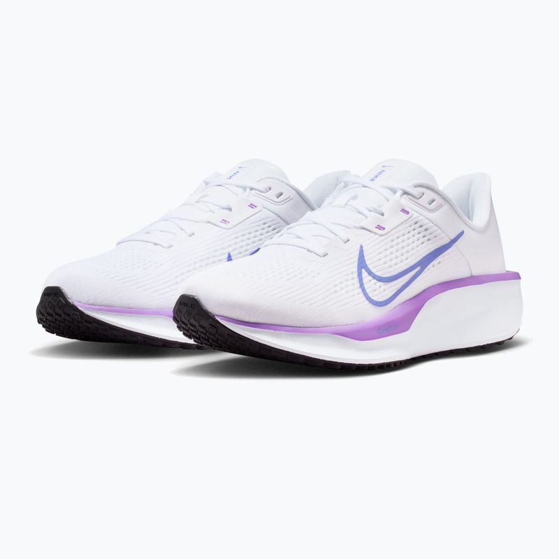Кросівки для бігу жіночі Nike Quest 6 white/black/bright violet/sapphire 3