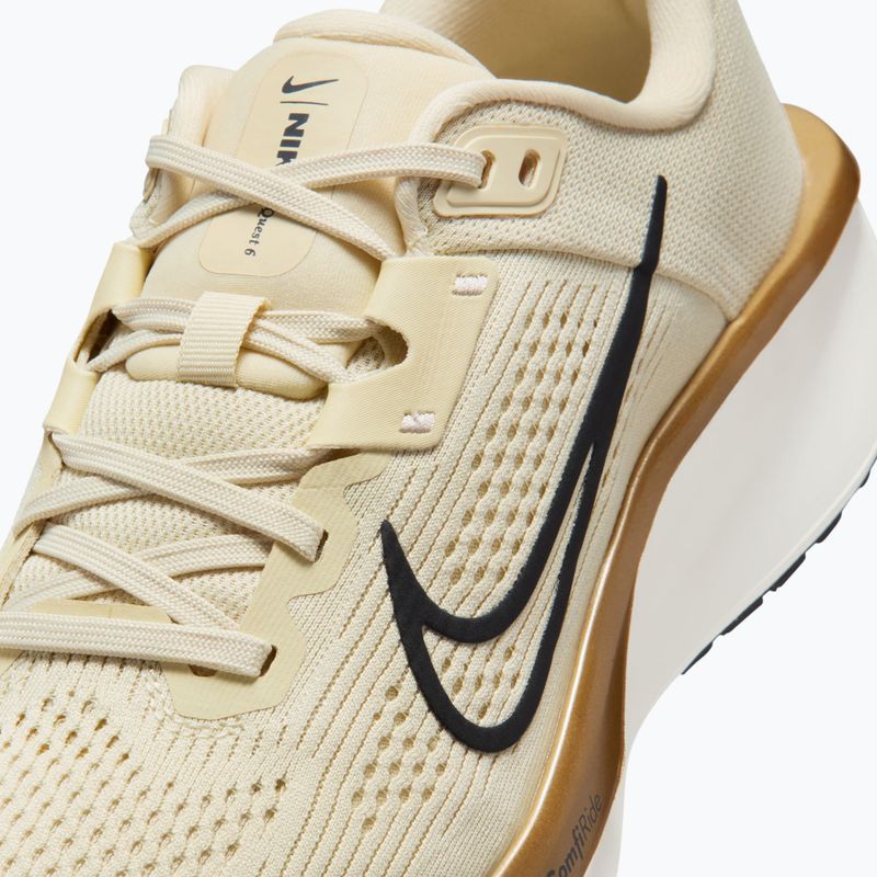 Кросівки для бігу жіночі Nike Quest 6 light khaki/sail/metallic gold/off noir 7