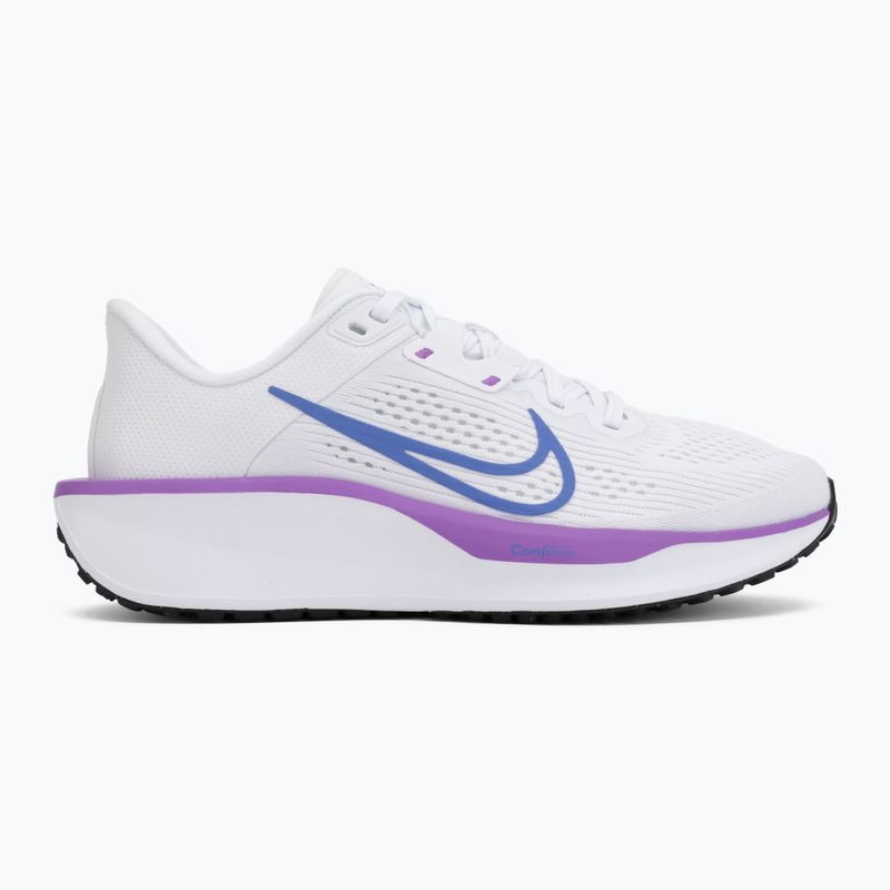 Кросівки для бігу жіночі Nike Quest 6 white/black/bright violet/sapphire 2