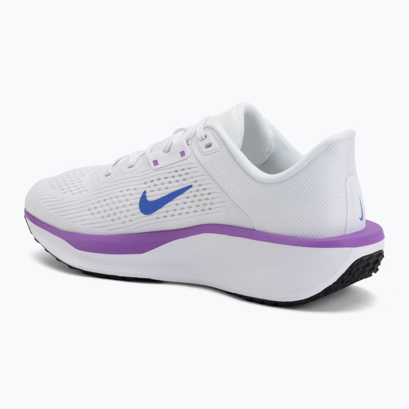 Кросівки для бігу жіночі Nike Quest 6 white/black/bright violet/sapphire 3