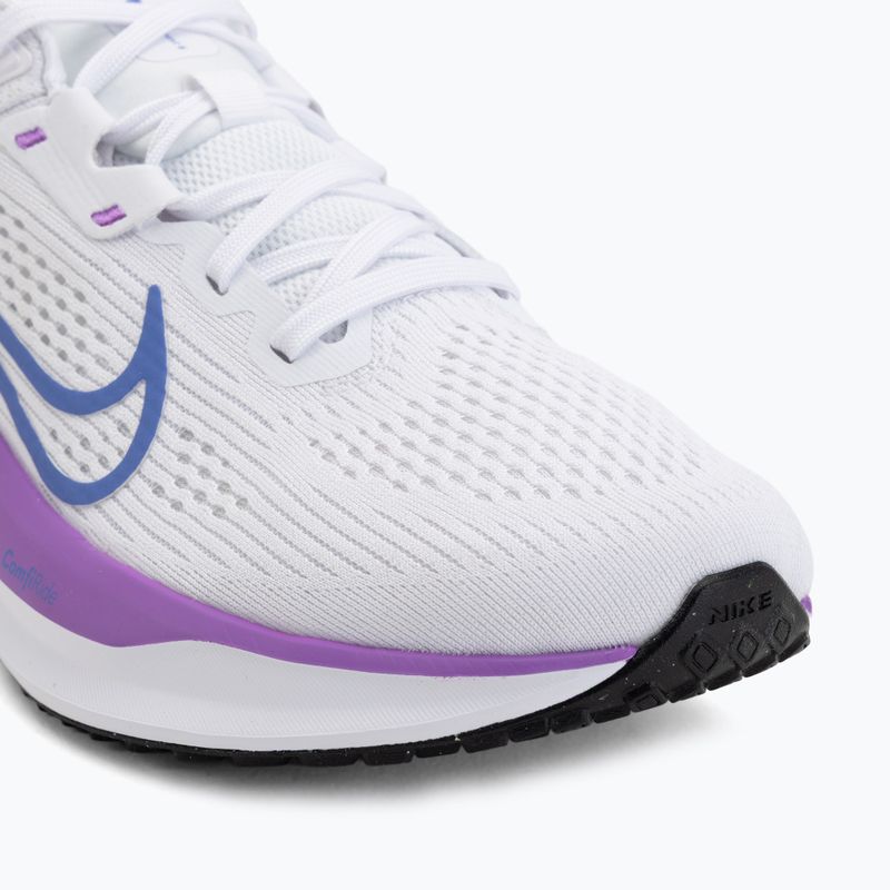 Кросівки для бігу жіночі Nike Quest 6 white/black/bright violet/sapphire 7