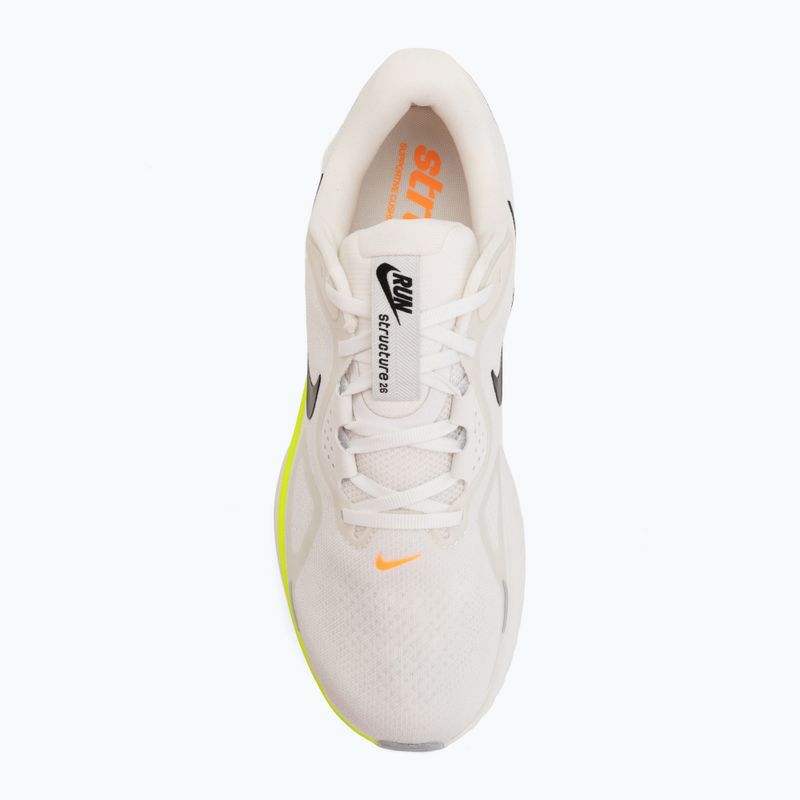 Кросівки для бігу чоловічі Nike Structure 26 summit white/volt/total orange/black 5