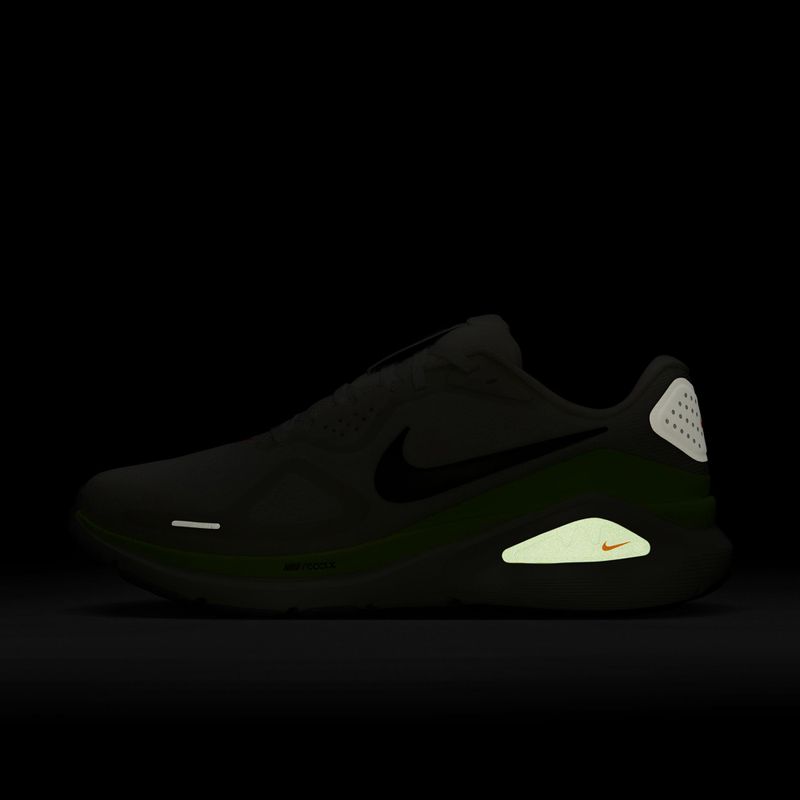 Кросівки для бігу чоловічі Nike Structure 26 summit white/volt/total orange/black 8