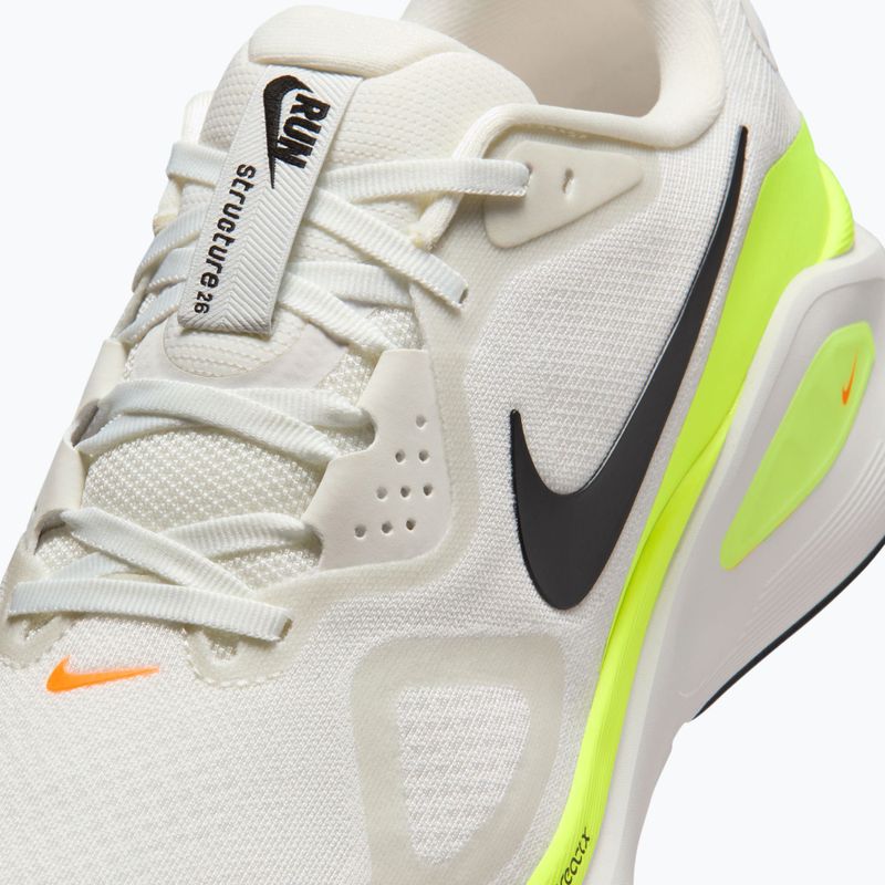 Чоловічі бігові кросівки Nike Structure 26 summit white/volt/total orange/black 9